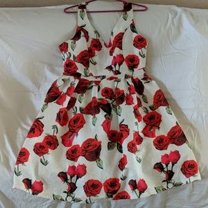 Red Rose Dress